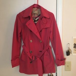 Burberry trench rain jacket